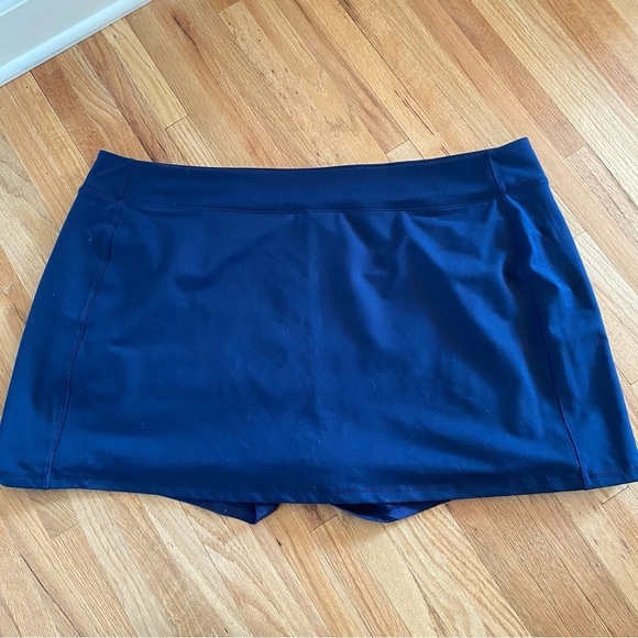 Lands End Active Knit Skort Navy Blue Size 3X - Picture 2 of 7